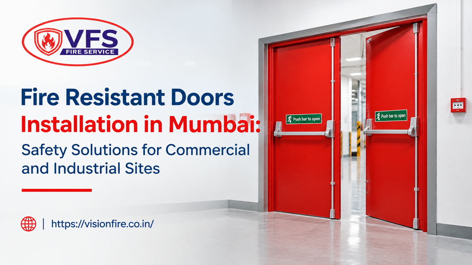 Fire resistant doors installation in Mumbai for commercial and industrial sites